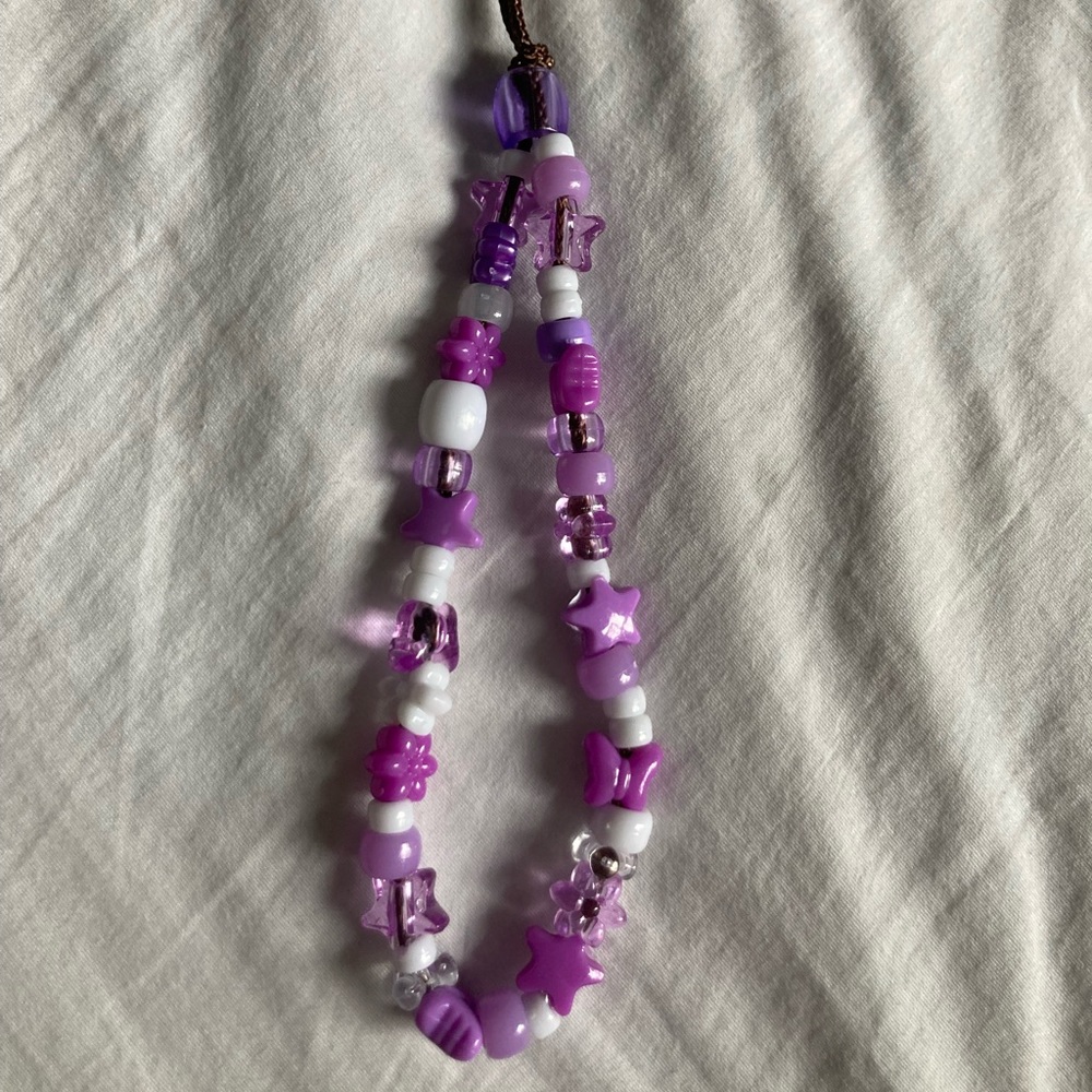 Purple phone charms